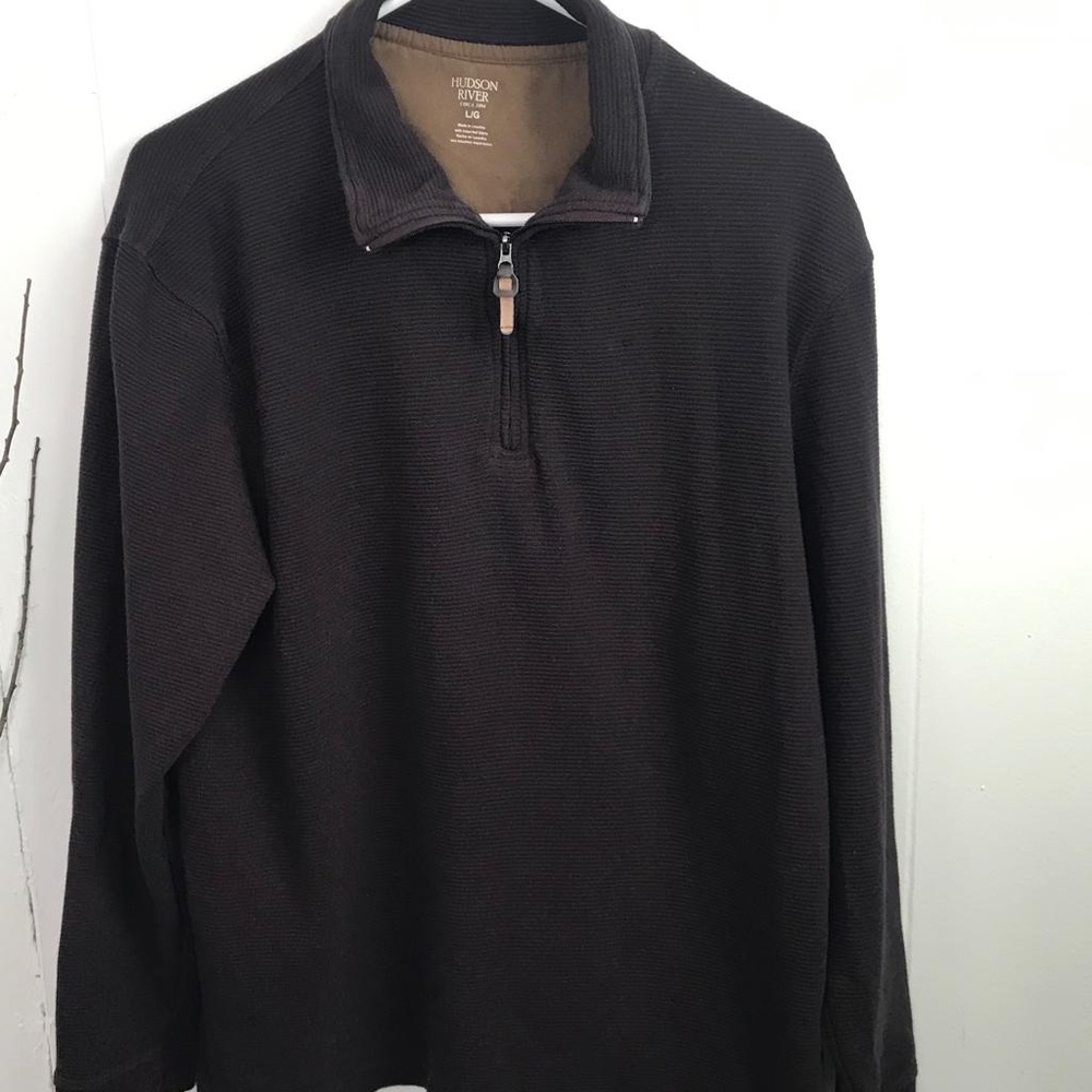 Hudson River Men's 1/4 Zip Pull Over Heritage.   T